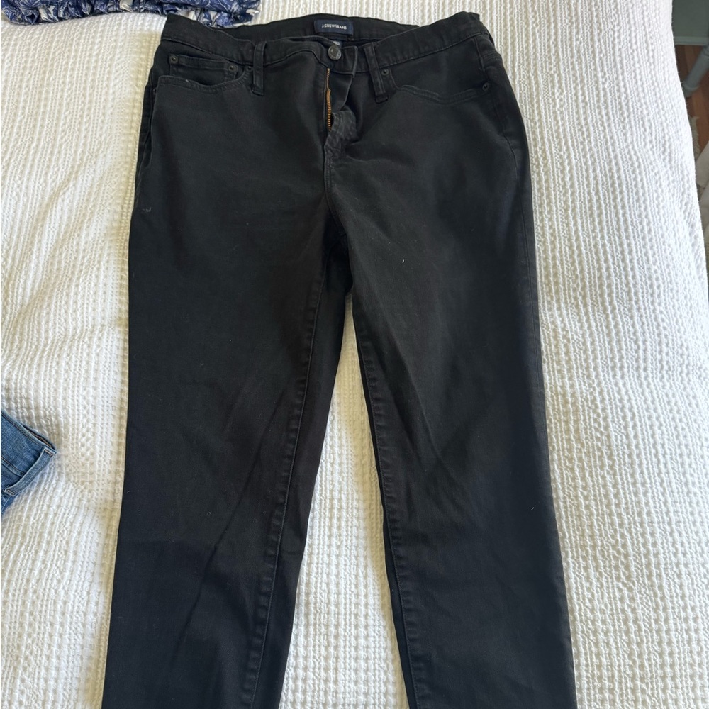 Jcrew black jeans 33